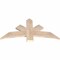 Ekena Millwork Alberta Smooth Timber Gable Bracket, Douglas Fir, 48"W x 24"H x 1 1/2"D x 5 1/2"F, 12/12 Pitch GBW048X24X0206ALB00SDF - alternate 4